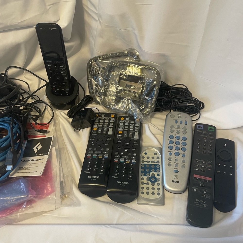 Assorted Remote Control Bundle wires etc
